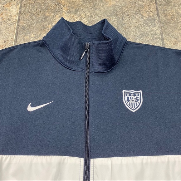 Men’s VTG Nike Sportswear USA Soccer Full Zip Track Jacket Size Small - Picture 2 of 3
